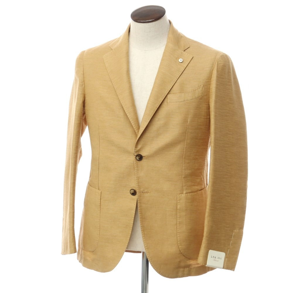 [New] LBM1911 Cotton Linen 2B Casual Jacket Camel Beige [Size 48] [BEI] [S/S] [Condition Rank N] [Men&