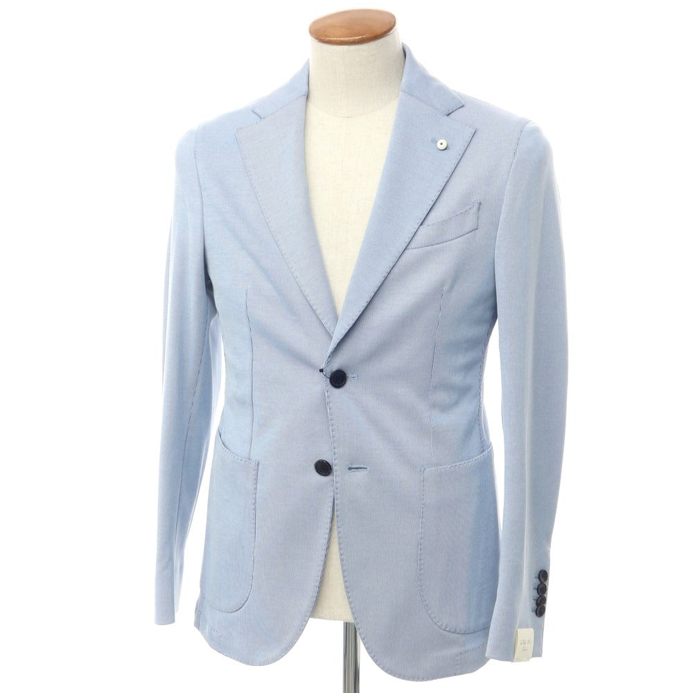 [New Outlet] LBM1911 Cotton Nylon 2B Casual Jacket Blue x White [Size 46] [BLU] [S/S] [Condition Rank N-] [Men&