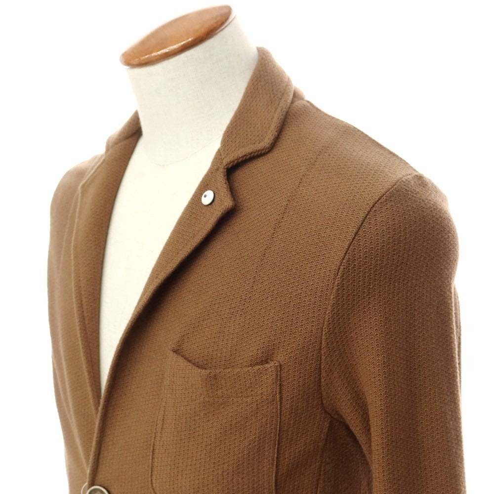 [New Outlet] LBM1911 Cotton Knit 2B Casual Jacket Brown [Size 48] [BRW] [S/S] [Condition Rank N-] [Men&