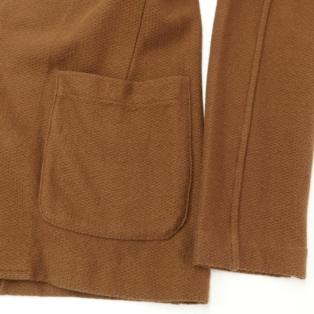 [New Outlet] LBM1911 Cotton Knit 2B Casual Jacket Brown [Size 48] [BRW] [S/S] [Condition Rank N-] [Men&