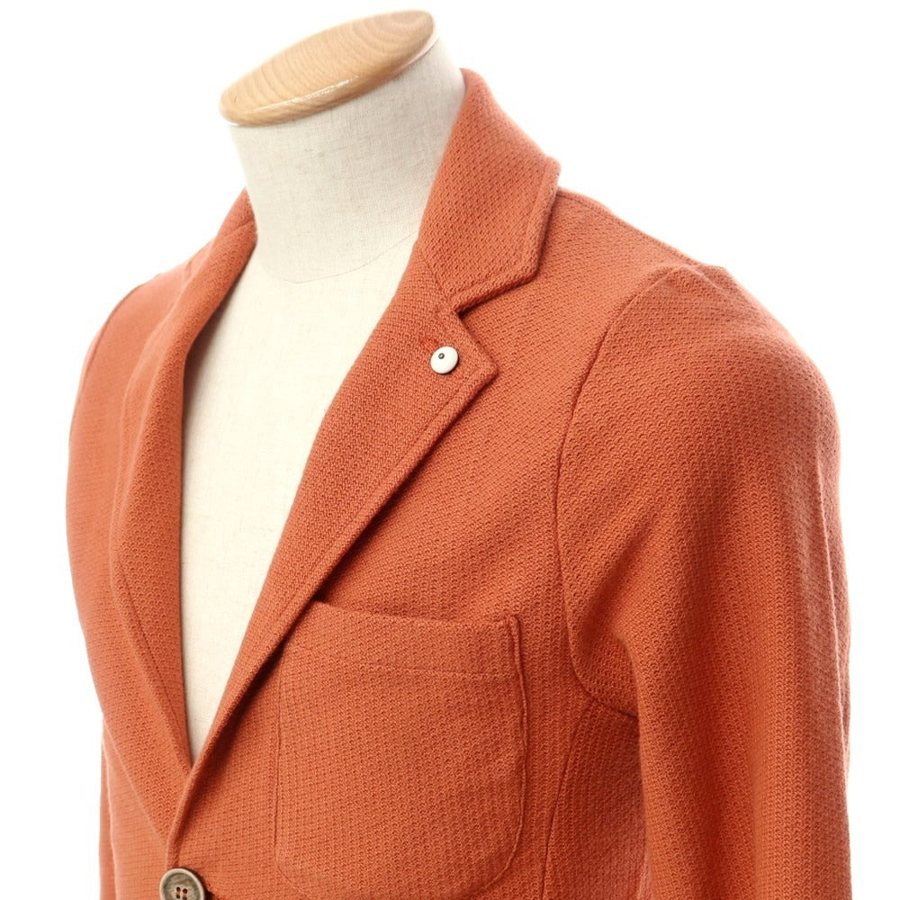 [New] LBM1911 Cotton Knit 2B Casual Jacket Terracotta Color [Size 46] [ORG] [S/S] [Condition Rank N] [Men&