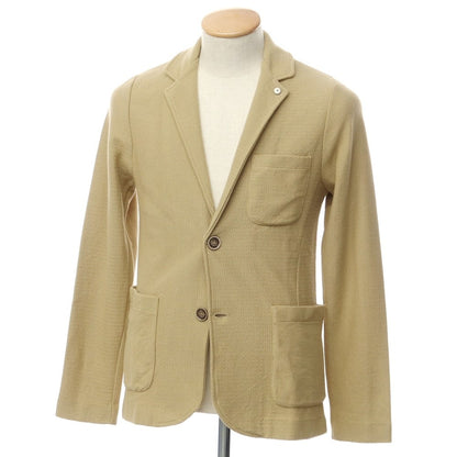 [New] LBM1911 Cotton Knit 2B Casual Jacket Beige [Size 46] [BEI] [S/S] [Condition Rank N] [Men&