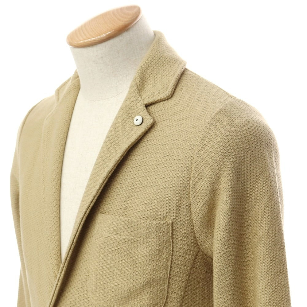 [New] LBM1911 Cotton Knit 2B Casual Jacket Beige [Size 46] [BEI] [S/S] [Condition Rank N] [Men&