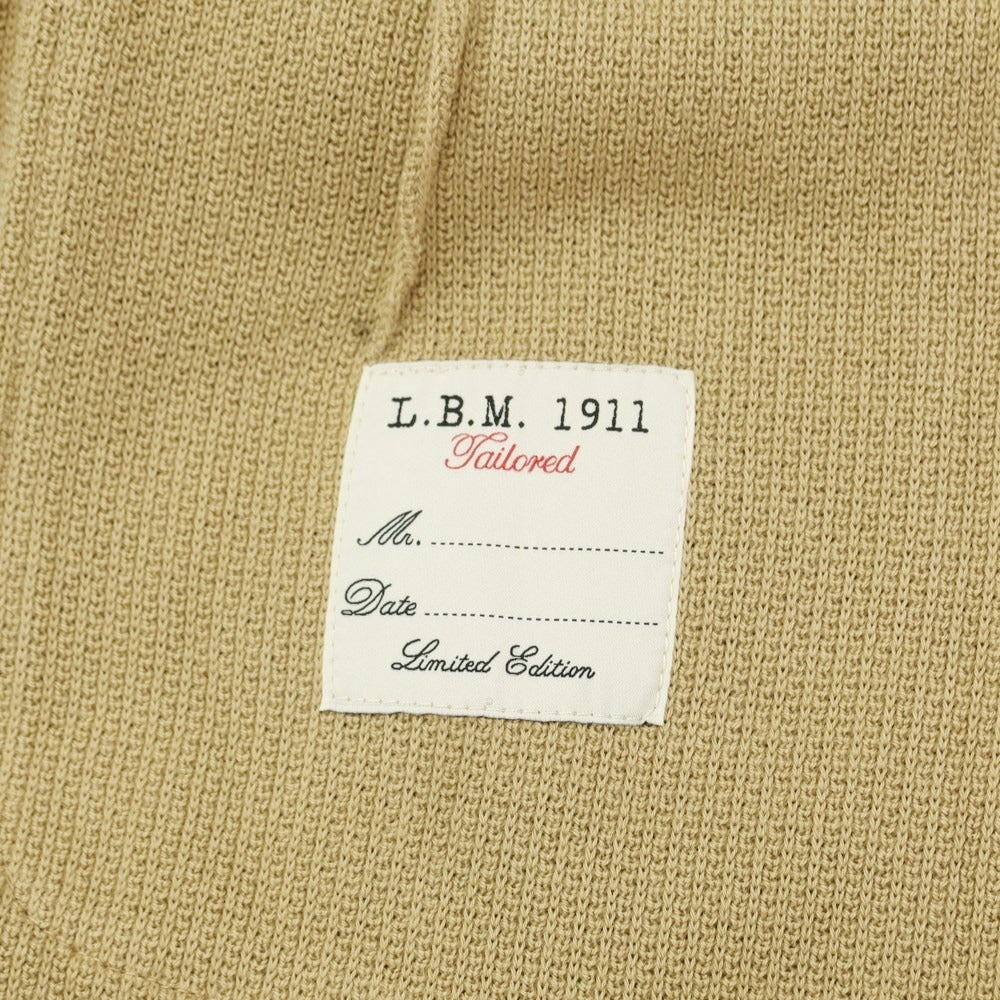【新品】エルビーエム1911 L.B.M.1911 コットンニット 2B カジュアルジャケット ベージュ【サイズ46】【BEI】【S/S】【状態ランクN】【メンズ】【759472】