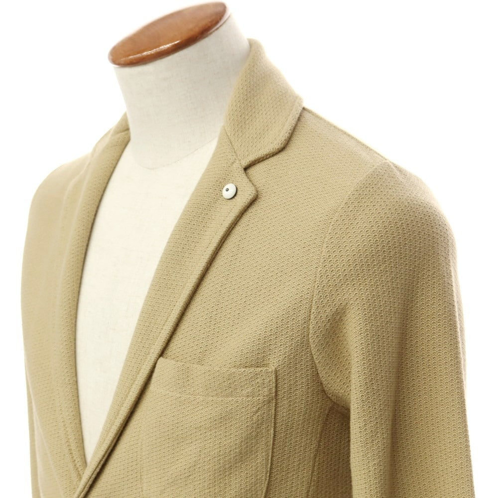 [New] LBM1911 Cotton Knit 2B Casual Jacket Beige [Size 48] [BEI] [S/S] [Condition Rank N] [Men&