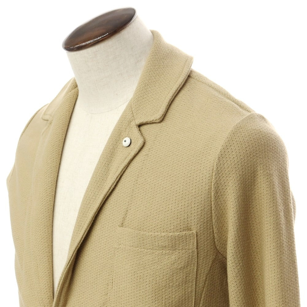 [New] LBM1911 Cotton Knit 2B Casual Jacket Beige [Size 52] [BEI] [S/S] [Condition Rank N] [Men&