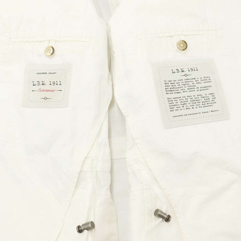 [New Outlet] LBM1911 Cotton Linen Safari Jacket White [46] [Condition Rank N-] [Men&