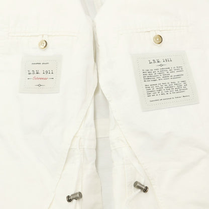 [New Outlet] LBM1911 Cotton Linen Safari Jacket White [46] [Condition Rank N-] [Men&