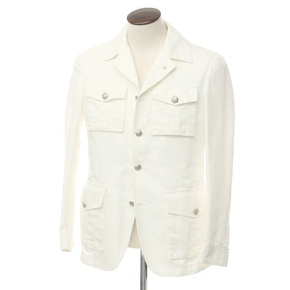 [Used] LBM1911 Cotton Linen Safari Jacket White [48] [Condition Rank B] [Men&