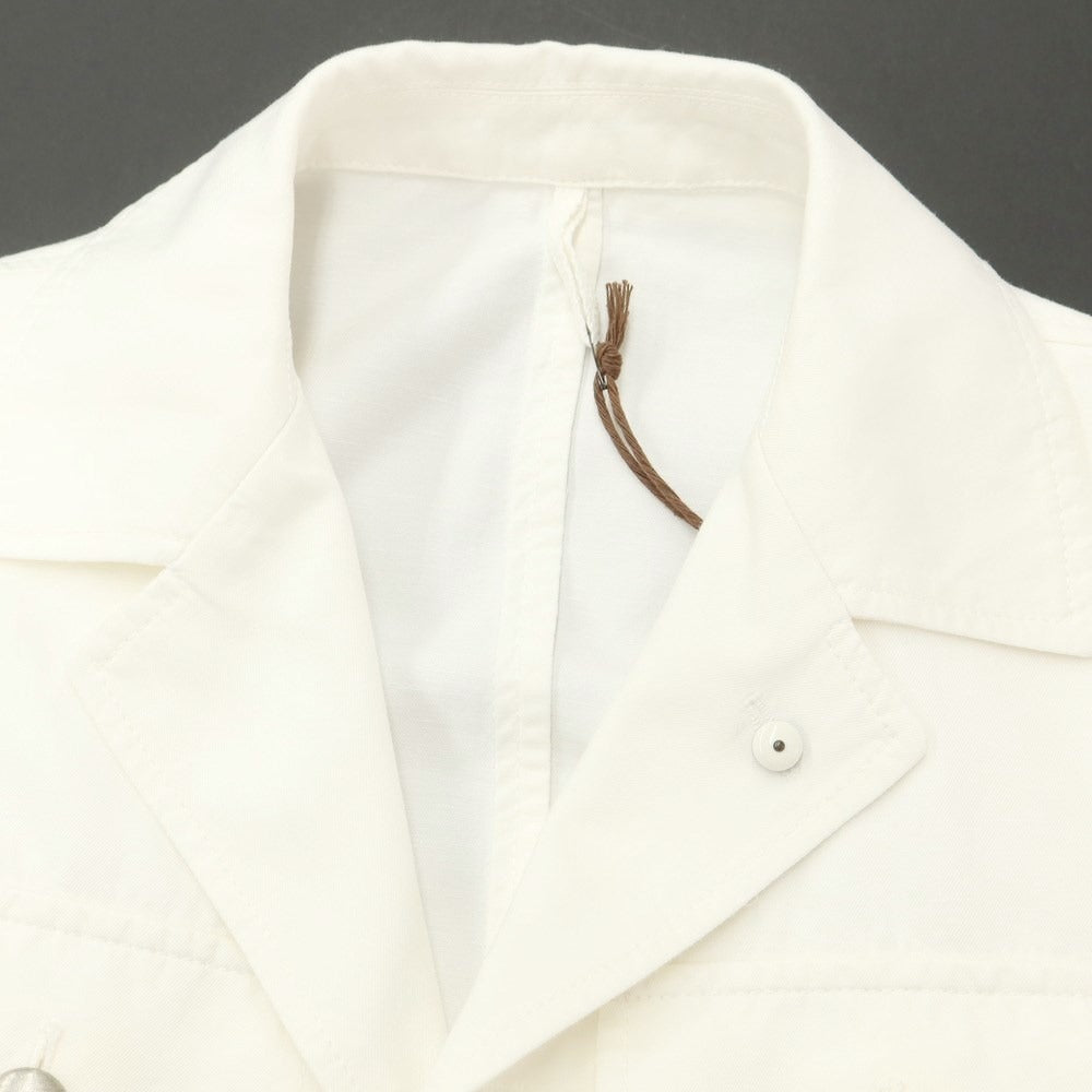 [Used] LBM1911 Cotton Linen Safari Jacket White [48] [Condition Rank B] [Men&