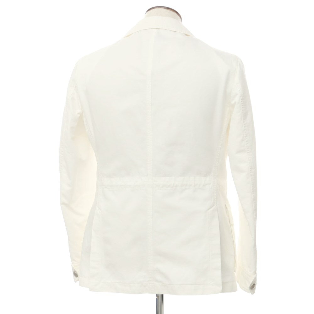 [New Outlet] LBM1911 Cotton Linen Safari Jacket White [50] [Condition Rank N-] [Men&