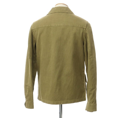 [New] LBM1911 Cotton Linen Safari Jacket Olive [44] [Condition Rank N] [Men&