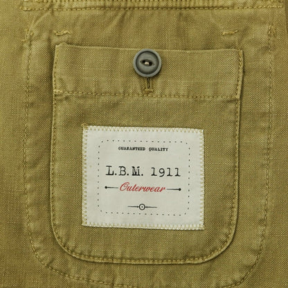 [New] LBM1911 Cotton Linen Safari Jacket Olive [44] [Condition Rank N] [Men&