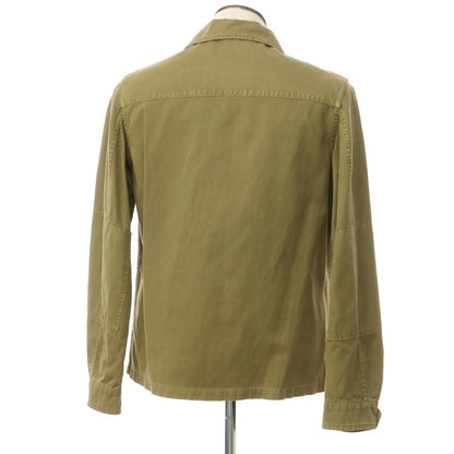 [New] LBM1911 Cotton Linen Safari Jacket Olive [50] [Condition Rank N] [Men&