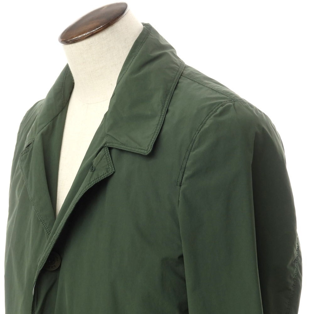 [New outlet] LBM1911 Polyester nylon trench coat, dark green [50] [Condition rank N-] [Men&