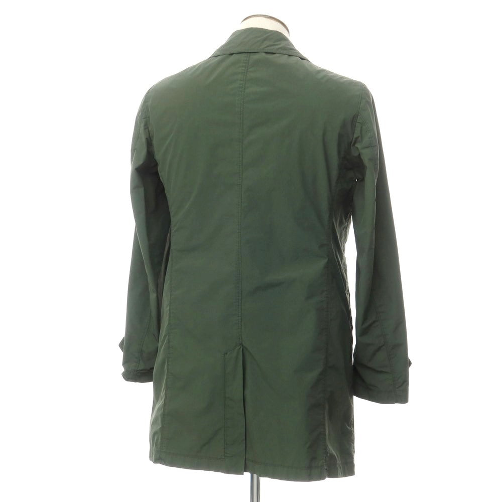 [New outlet] LBM1911 Polyester nylon trench coat, dark green [50] [Condition rank N-] [Men&