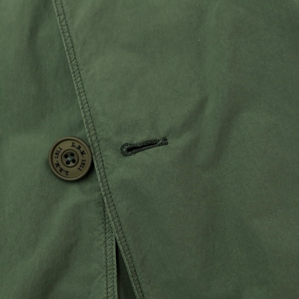 [New outlet] LBM1911 Polyester nylon trench coat, dark green [50] [Condition rank N-] [Men&