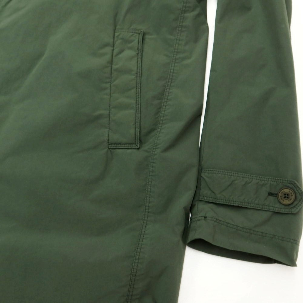 [New outlet] LBM1911 Polyester nylon trench coat, dark green [50] [Condition rank N-] [Men&