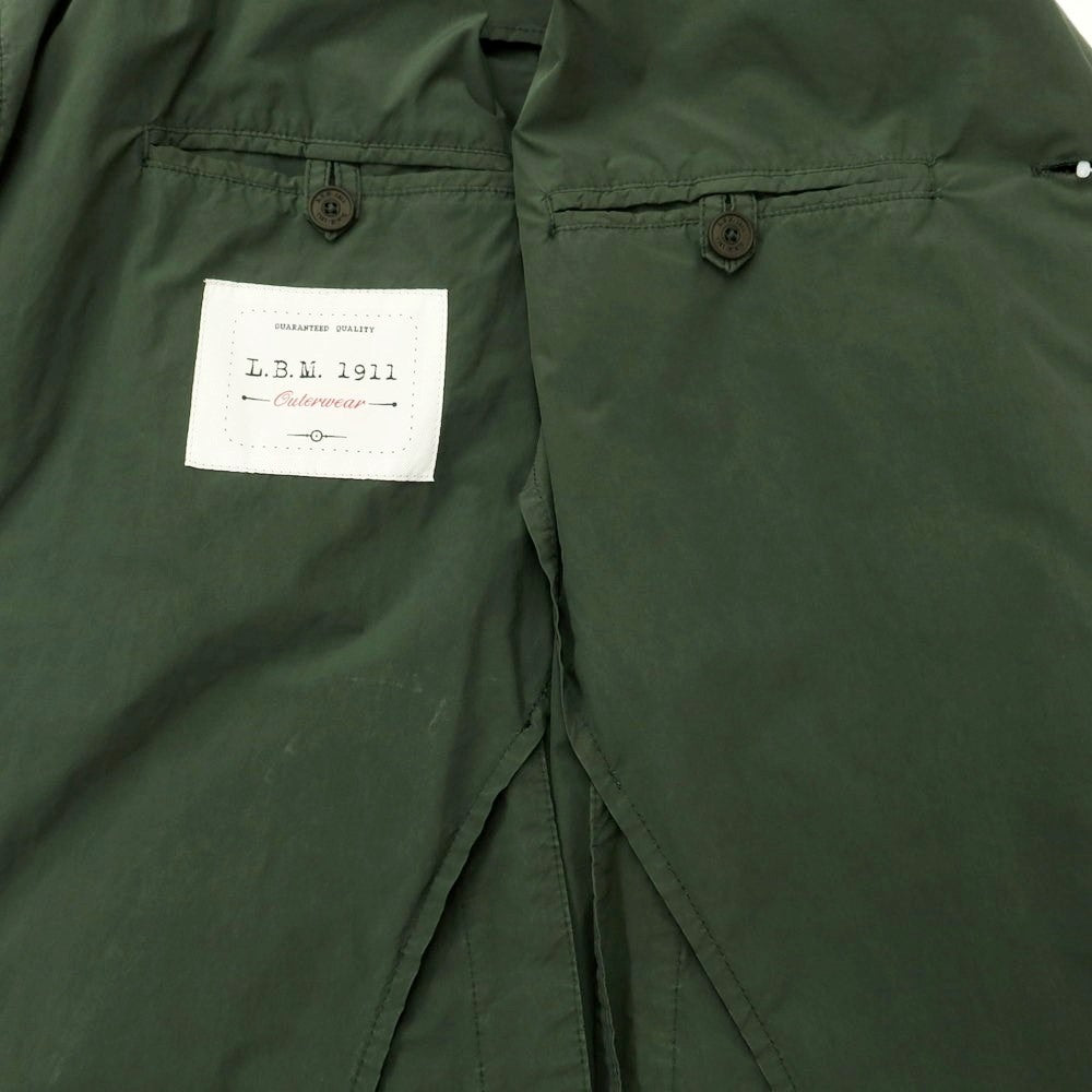 [New outlet] LBM1911 Polyester nylon trench coat, dark green [50] [Condition rank N-] [Men&