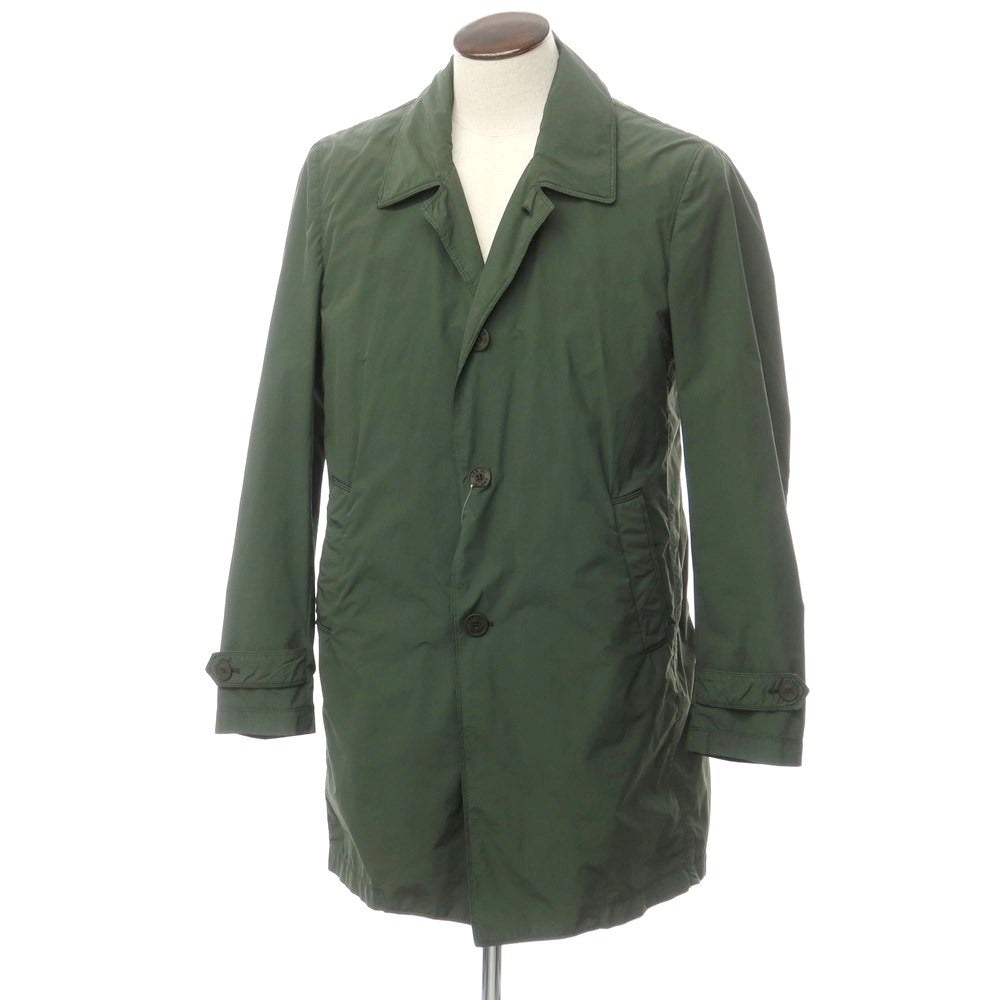 [New outlet] LBM1911 Polyester nylon trench coat, dark green [52] [Condition rank N-] [Men&