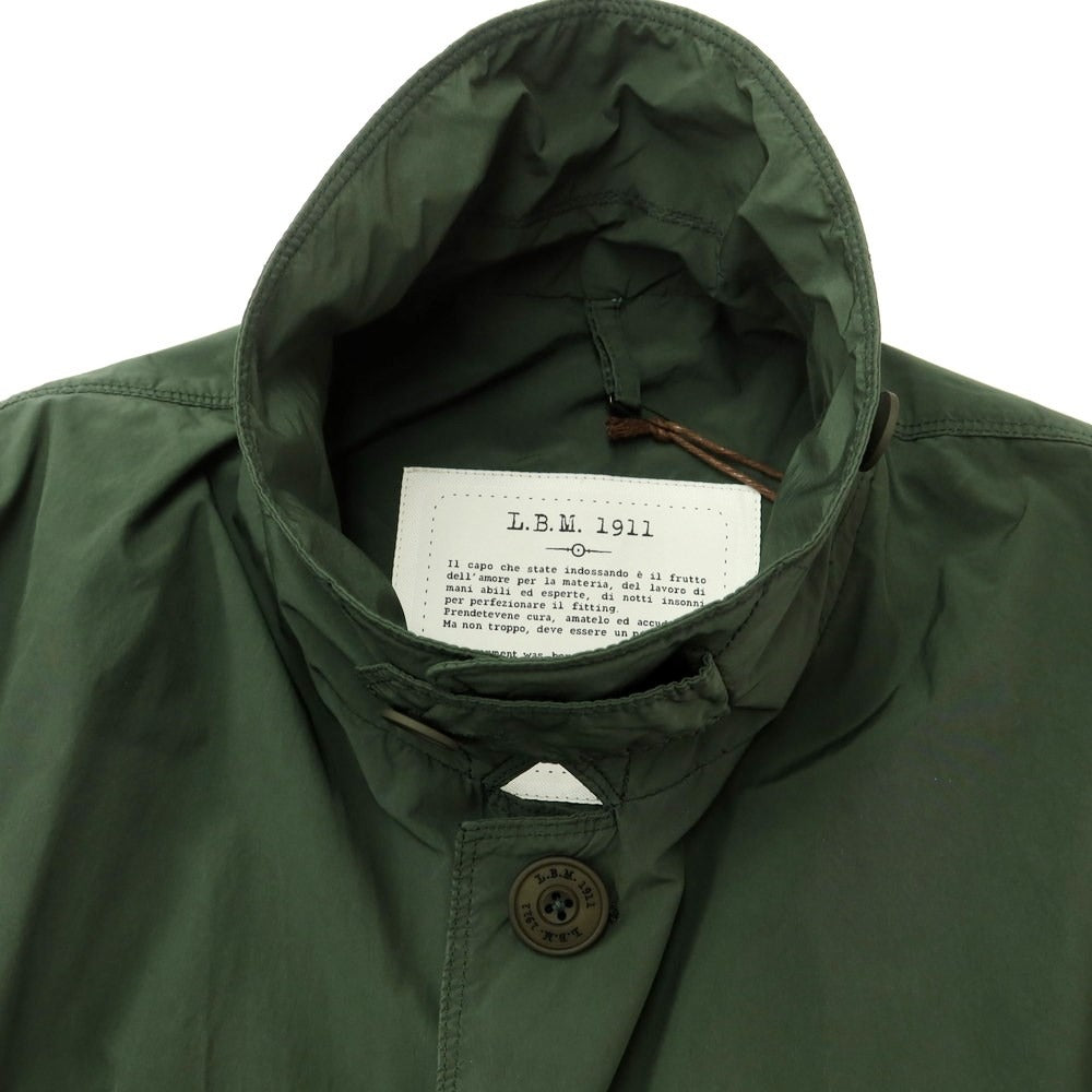 [New outlet] LBM1911 Polyester nylon trench coat, dark green [52] [Condition rank N-] [Men&