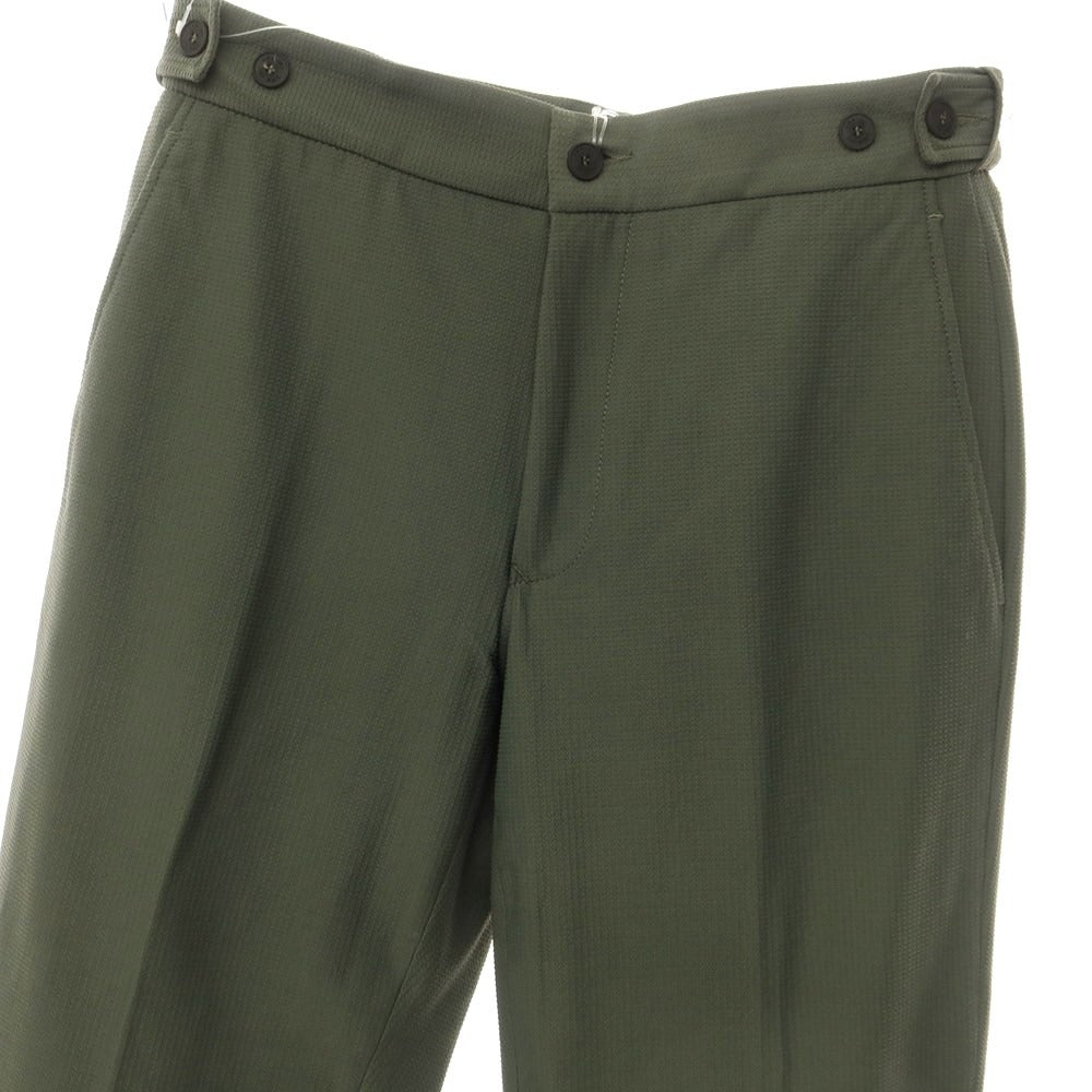 [New] LBM1911 Stretch Nylon Casual Slacks Pants Olive [44] [Condition Rank N] [Men&