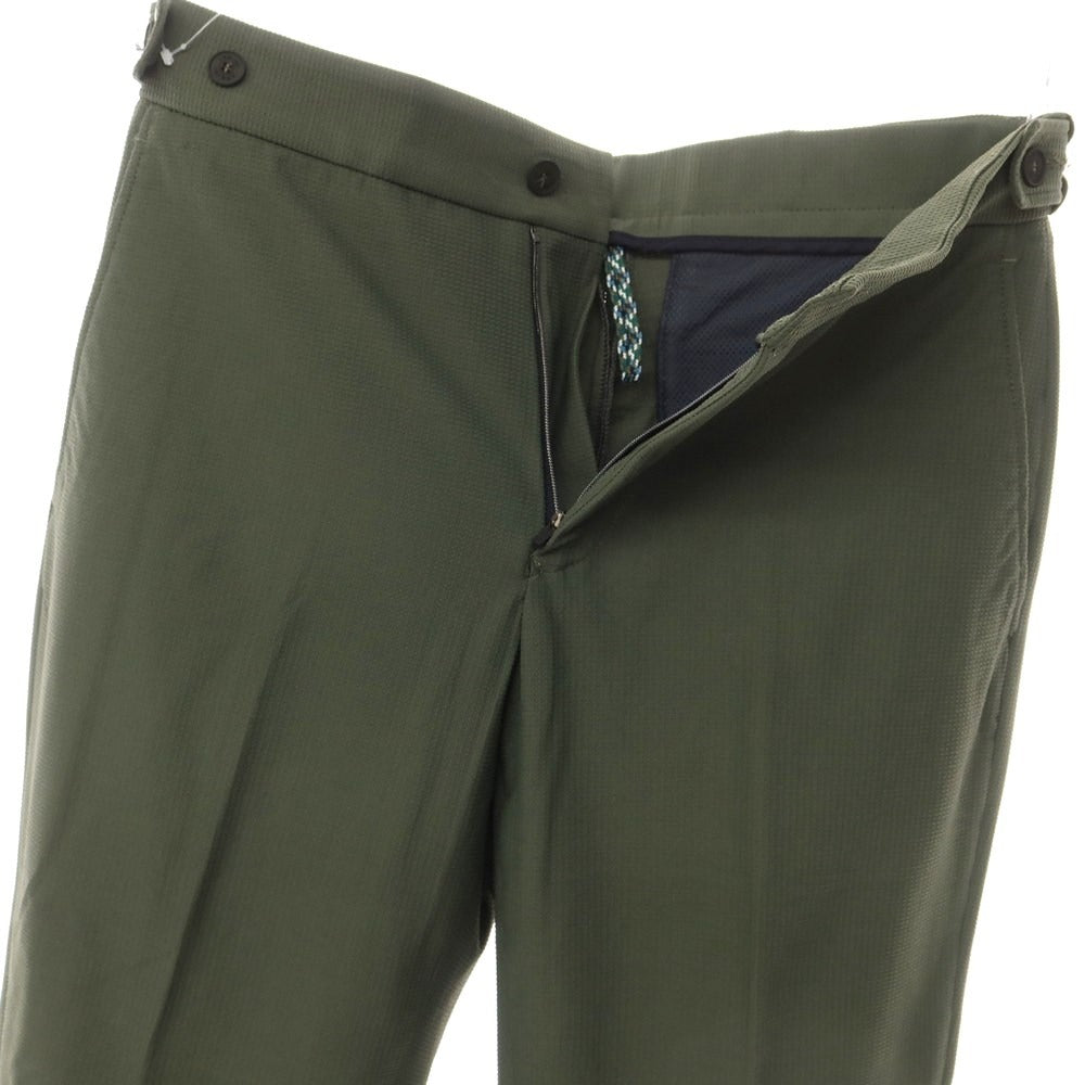 [New] LBM1911 Stretch Nylon Casual Slacks Pants
 Olive [Size 46] [GRN] [S/S] [Condition Rank N] [Men&