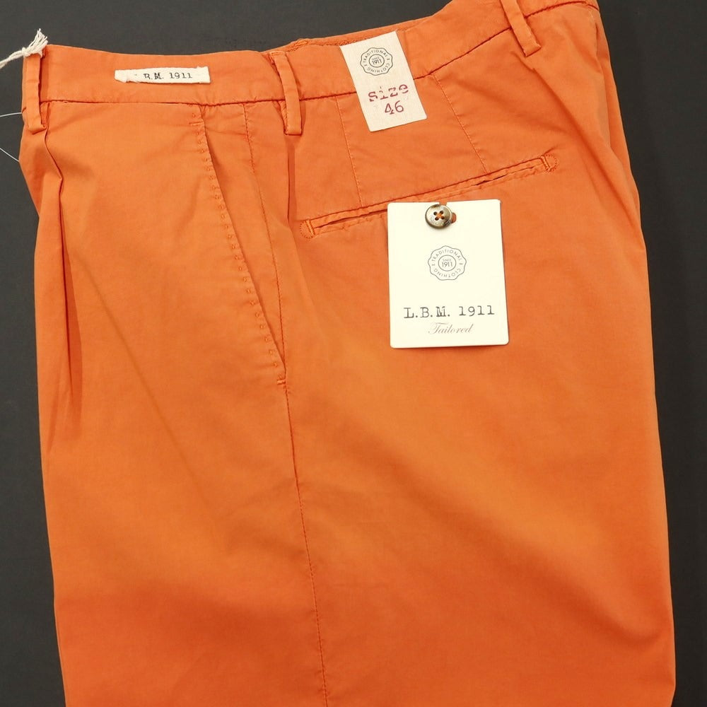 [New Outlet] LBM1911 Stretch Cotton Casual Slacks Pants
 Orange [Size 46] [ORG] [S/S] [Condition Rank N-] [Men&