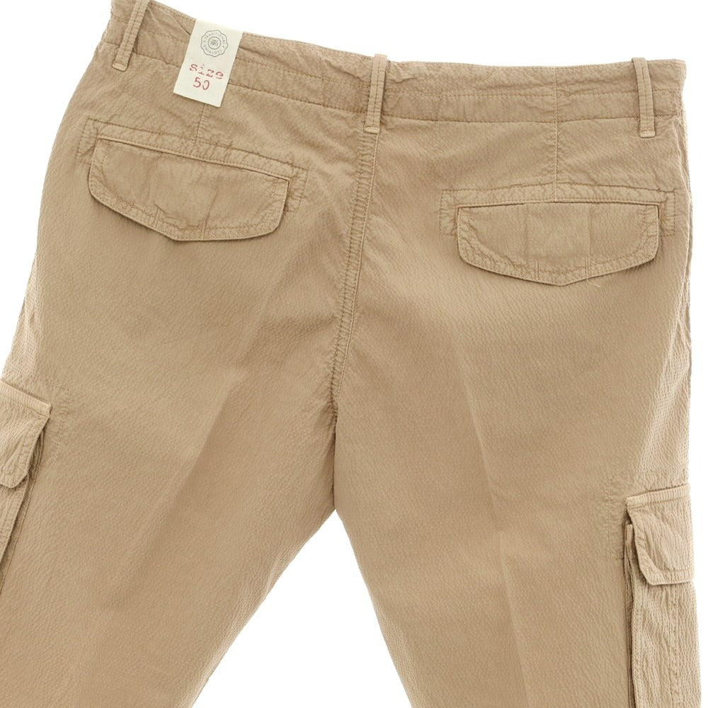 [New] LBM1911 Cotton Soccer Cargo Shorts Brown Beige [Size 50] [BEI] [S/S] [Condition Rank N] [Men&