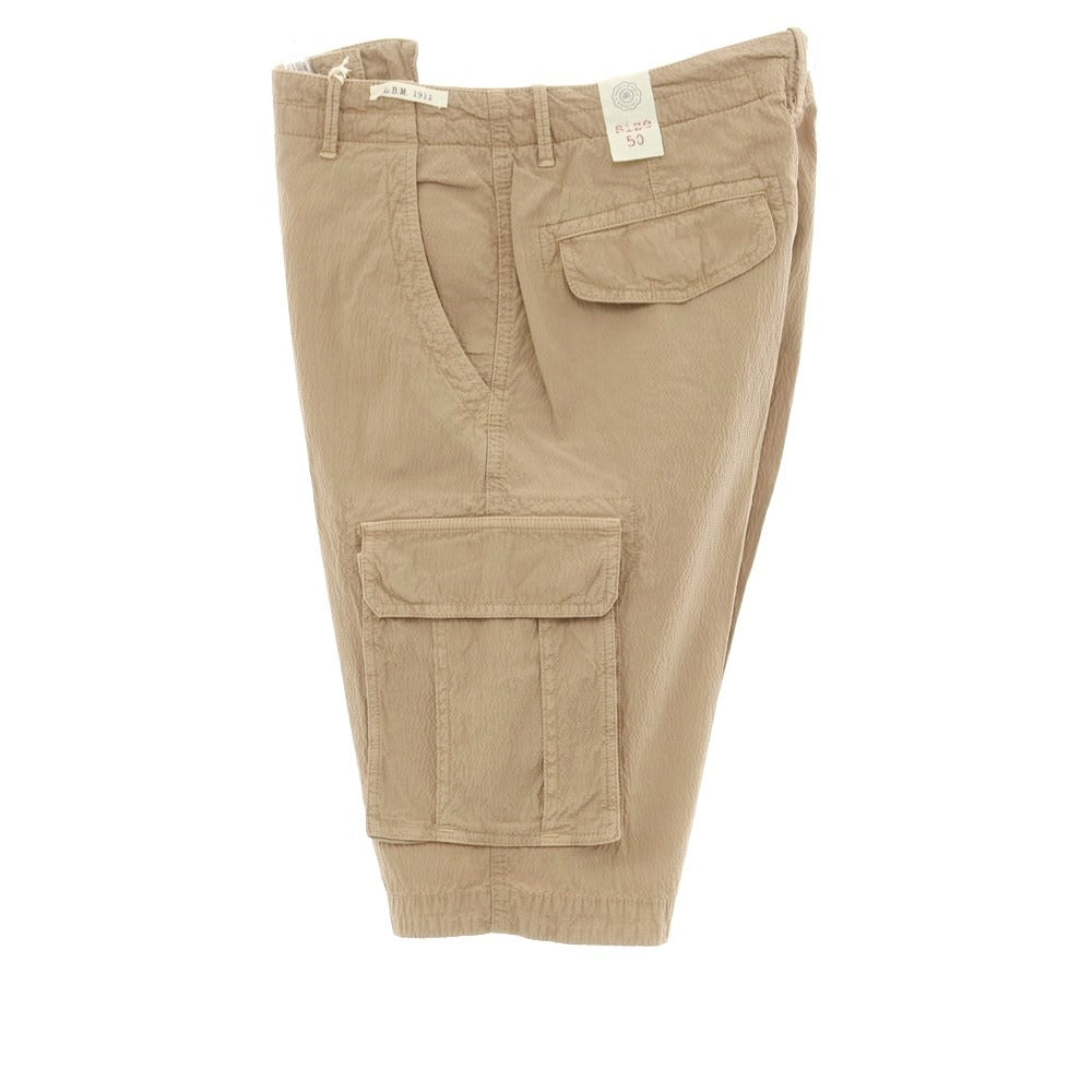 [New] LBM1911 Cotton Soccer Cargo Shorts Brown Beige [Size 50] [BEI] [S/S] [Condition Rank N] [Men&