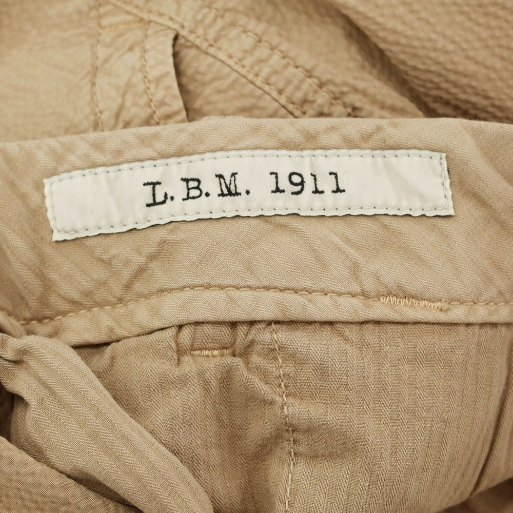 [New] LBM1911 Cotton Soccer Cargo Shorts Brown Beige [Size 50] [BEI] [S/S] [Condition Rank N] [Men&