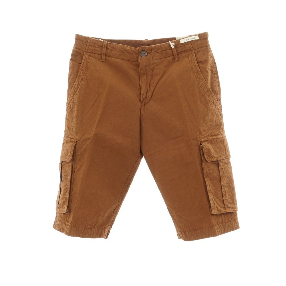 [New] LBM1911 Cotton Soccer Cargo Shorts Brown [Size 46] [BRW] [S/S] [Condition Rank N] [Men&