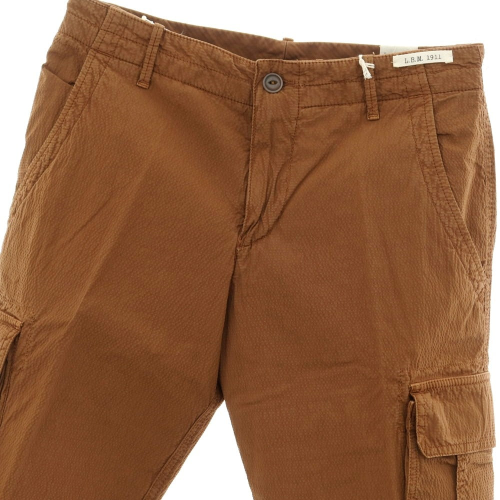 [New] LBM1911 Cotton Soccer Cargo Shorts Brown [Size 46] [BRW] [S/S] [Condition Rank N] [Men&