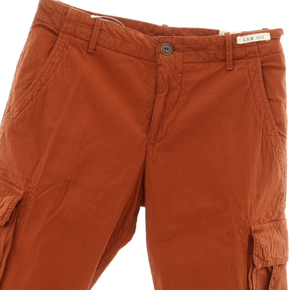 [New] LBM1911 Cotton Soccer Cargo Shorts Terracotta [Size 46] [BRW] [S/S] [Condition Rank N] [Men&