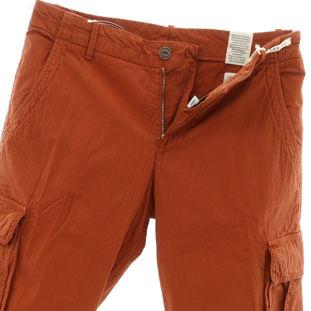 [New] LBM1911 Cotton Soccer Cargo Shorts Terracotta [Size 46] [BRW] [S/S] [Condition Rank N] [Men&