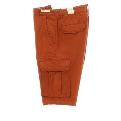 [New] LBM1911 Cotton Soccer Cargo Shorts Terracotta [Size 46] [BRW] [S/S] [Condition Rank N] [Men&