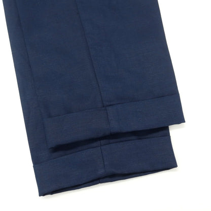 [New] LBM1911 Lyocell Linen Cotton Casual Slacks Pants Navy [Size 44] [NVY] [S/S] [Condition Rank N] [Men&