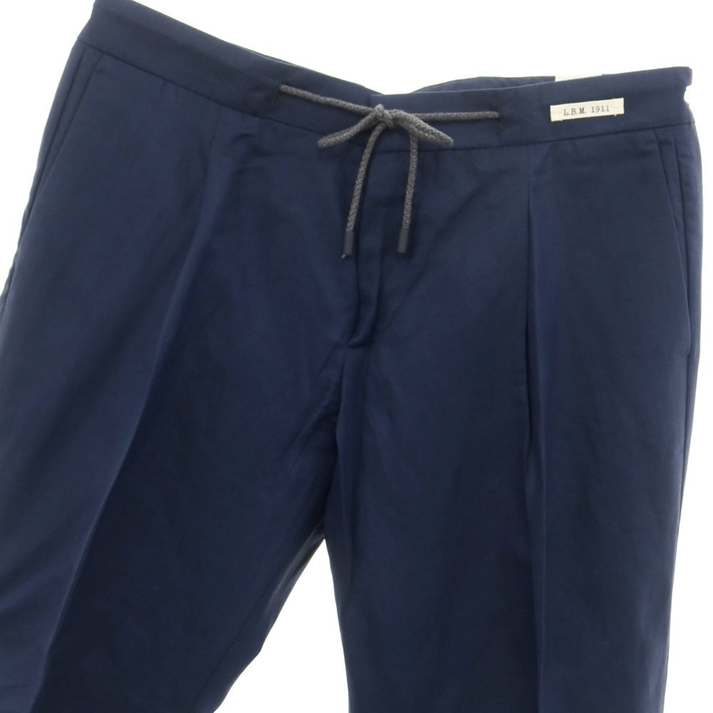 [New] LBM1911 Lyocell Linen Cotton Casual Slacks Pants Navy [Size 52] [NVY] [S/S] [Condition Rank N] [Men&