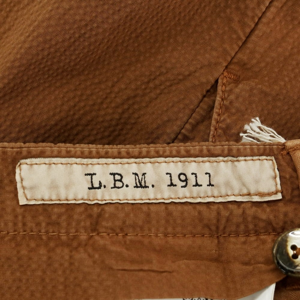 [New] LBM1911 Cotton Soccer Casual Slacks Pants Brown [Size 50] [BRW] [S/S] [Condition Rank N] [Men&