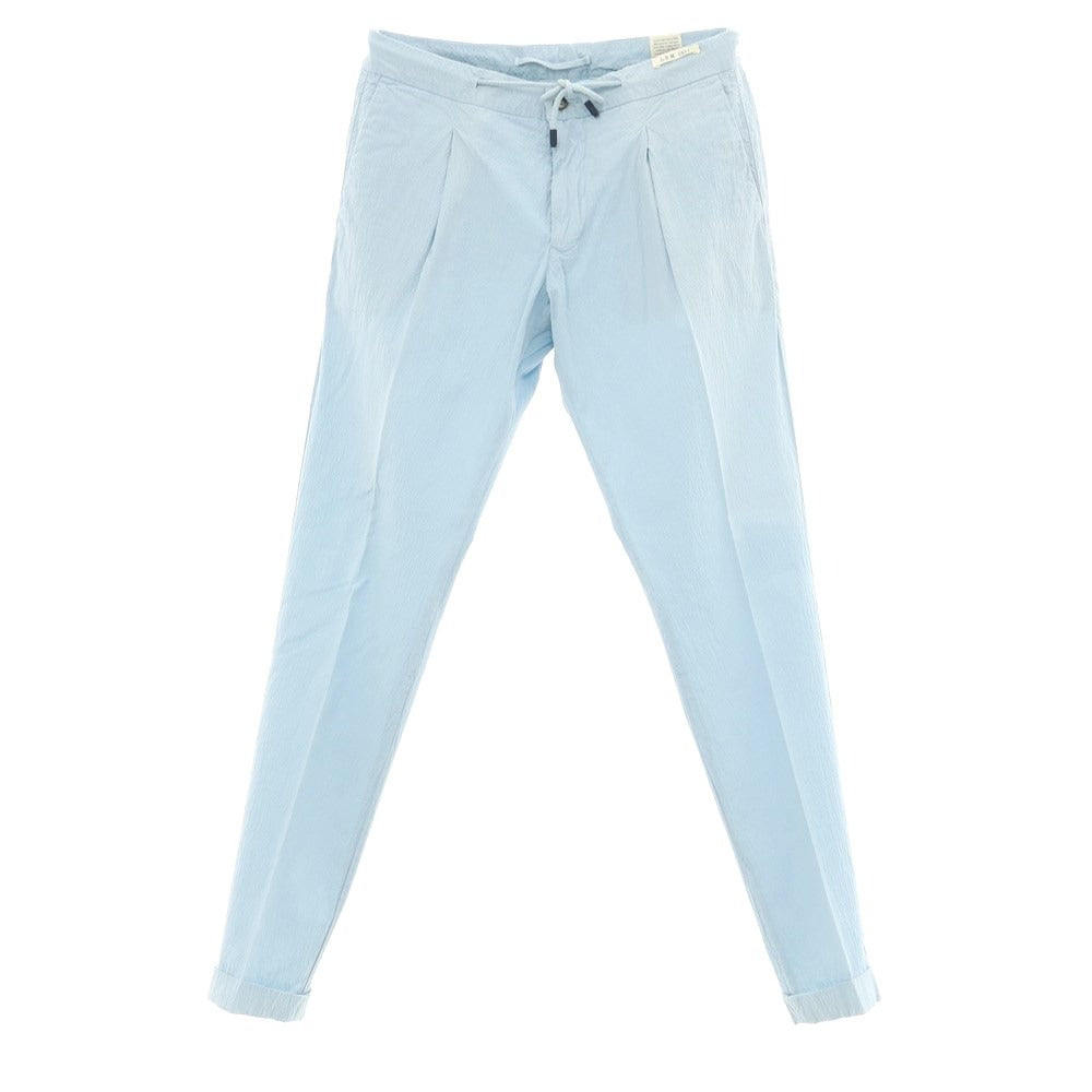 [New Outlet] LBM1911 Cotton Soccer Casual Slacks Pants Ice Blue [Size 48] [BLU] [S/S] [Condition Rank N-] [Men&