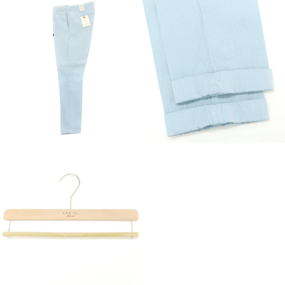 [New Outlet] LBM1911 Cotton Soccer Casual Slacks Pants Ice Blue [Size 48] [BLU] [S/S] [Condition Rank N-] [Men&