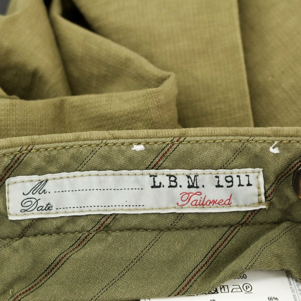 [New] LBM1911 Cotton Linen Casual Slacks Pants Moss Green [Size 44] [GRN] [S/S] [Condition Rank N] [Men&