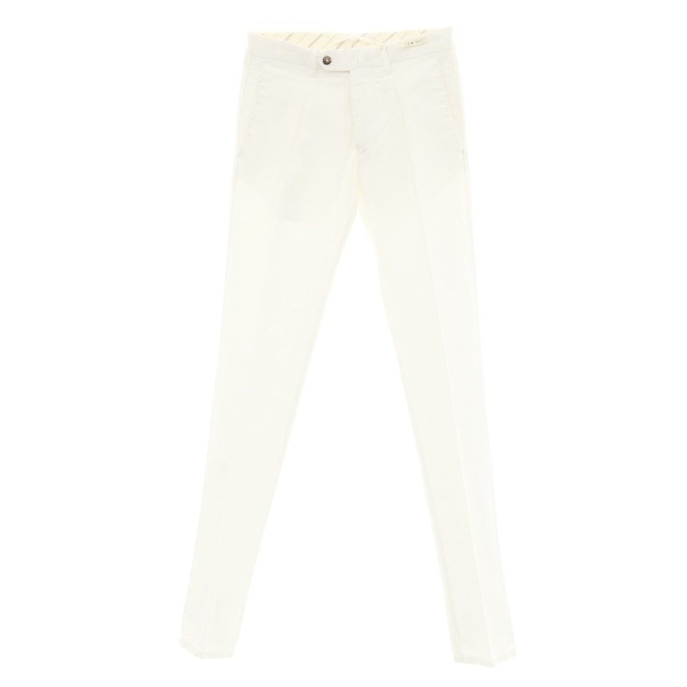 [New] LBM1911 Cotton Linen Casual Slacks Pants White [Size 44] [WHT] [S/S] [Condition Rank N] [Men&