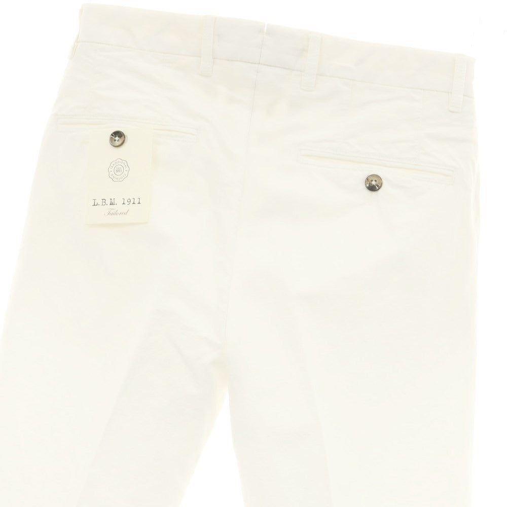 [New] LBM1911 Cotton Linen Casual Slacks Pants White [Size 44] [WHT] [S/S] [Condition Rank N] [Men&