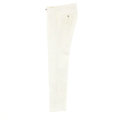 [New] LBM1911 Cotton Linen Casual Slacks Pants White [Size 44] [WHT] [S/S] [Condition Rank N] [Men&