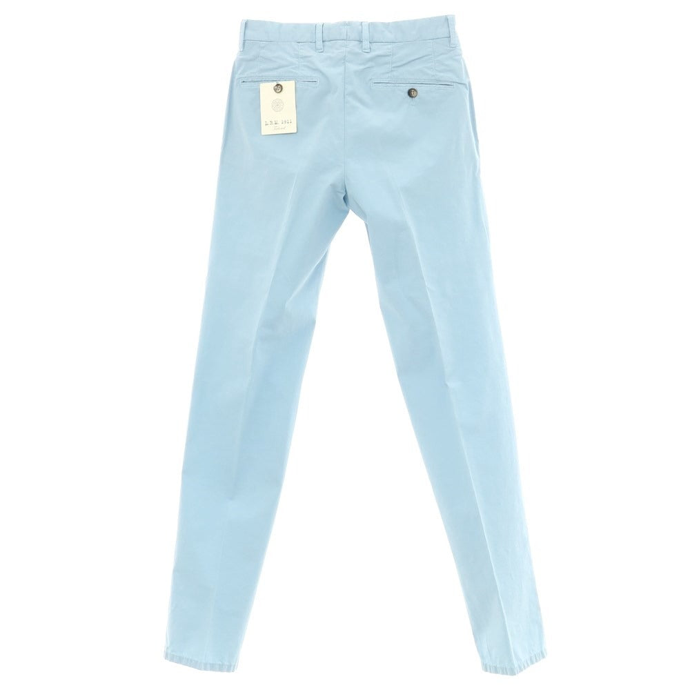 [New Outlet] LBM1911 Cotton Casual Slacks Pants Light Blue [Size 44] [BLU] [S/S] [Condition Rank N-] [Men&