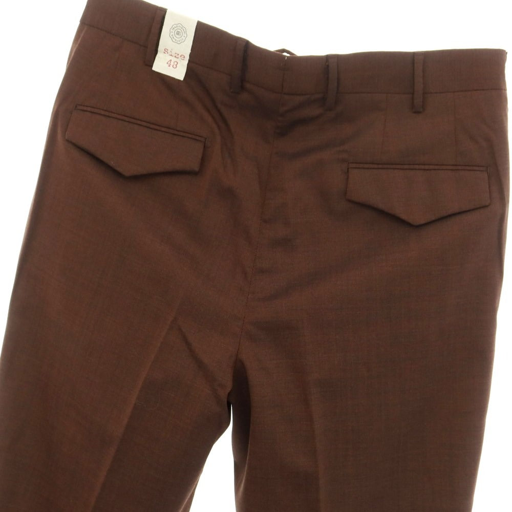 [New] LBM1911 Wool Dress Slacks Pants Brown [Size 48] [BRW] [S/S] [Condition Rank N] [Men&