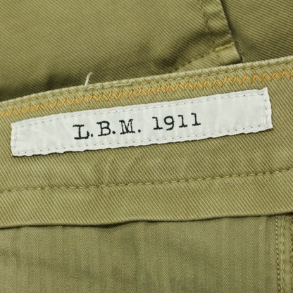 [New Outlet] LBM1911 Cotton Twill Cargo Pants Military Green [Size 50] [GRN] [S/S] [Condition Rank N-] [Men&