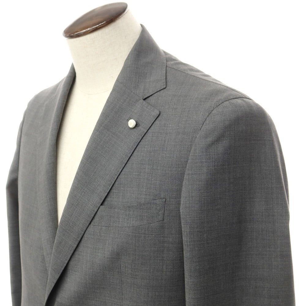 [New] Luigi Bianchi Mantova Wool 2B Tailored Jacket Gray [50] [Condition Rank N] [Men&