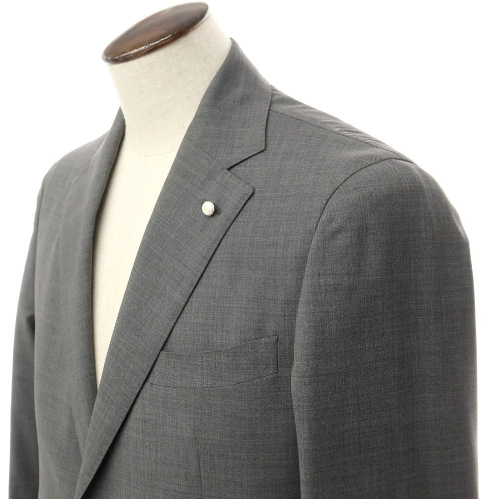 [New] Luigi Bianchi Mantova Wool 2B Tailored Jacket Gray [52] [Condition Rank N] [Men&